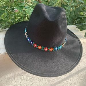 Sombrero w/ beads.